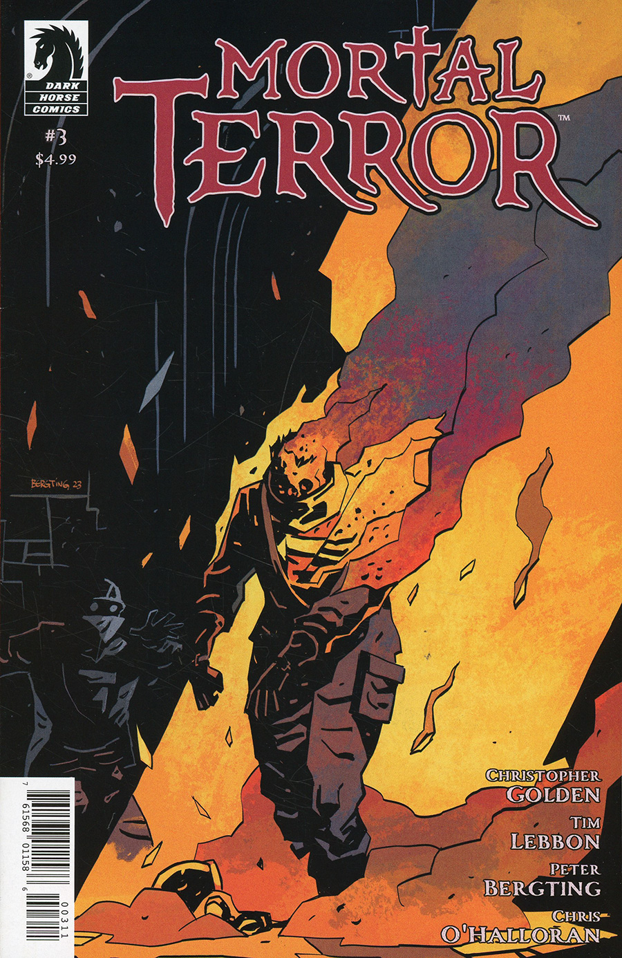 Mortal Terror #3 Cover A Regular Peter Bergting Cover