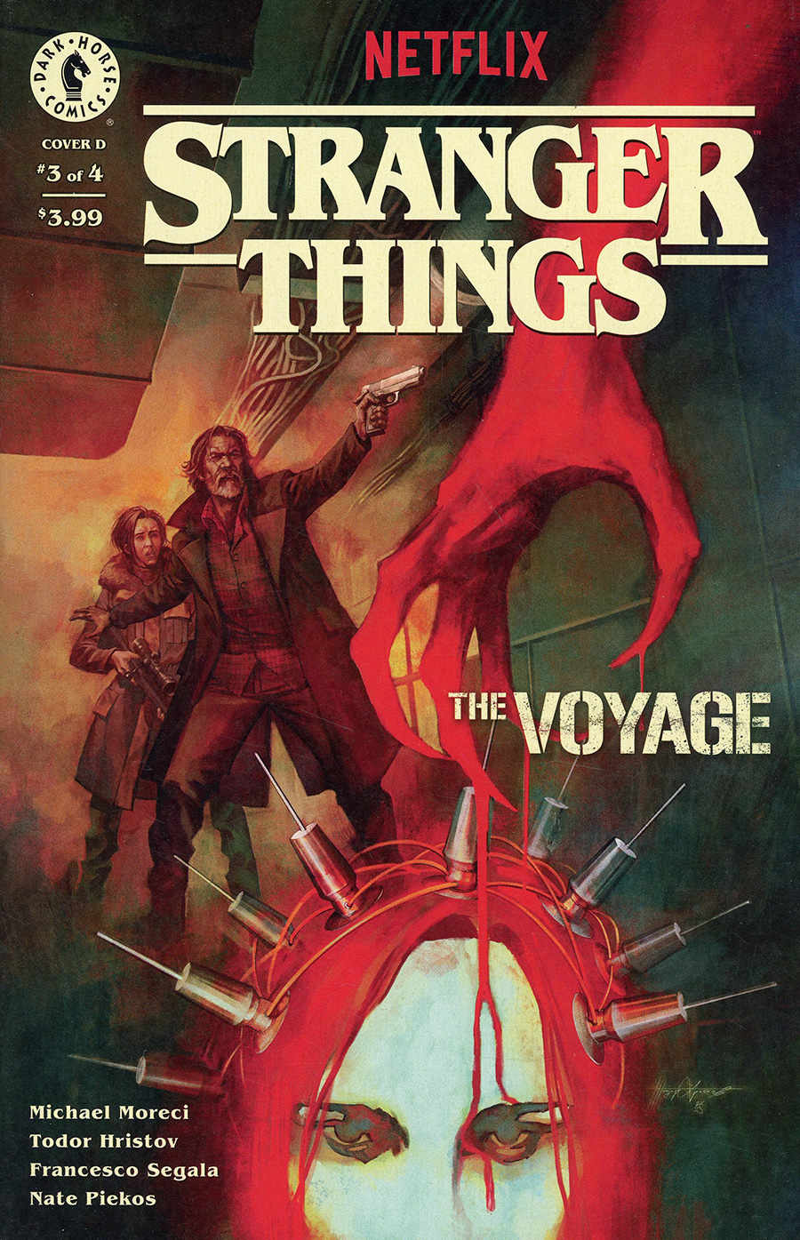 Stranger Things The Voyage #3 Cover D Variant Todor Hristov Cover