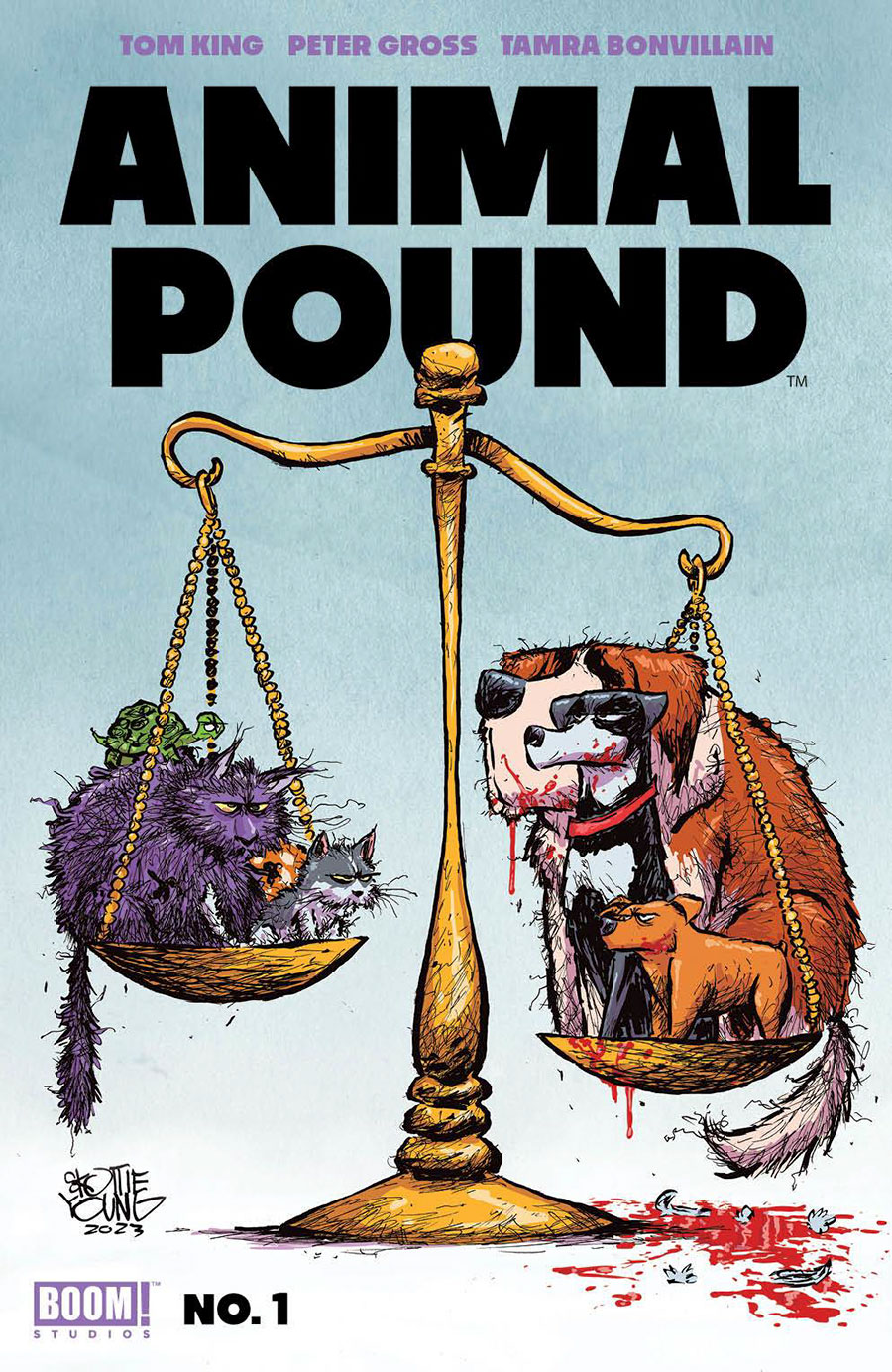 Animal Pound #1 Cover G Variant Skottie Young Reveal Cover (Limit 1 Per Customer)