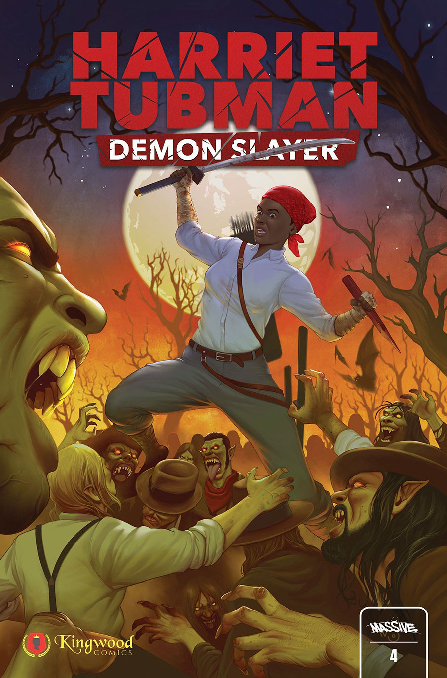 Harriet Tubman Demon Slayer #4 Cover A Regular Walt Barna Cover
