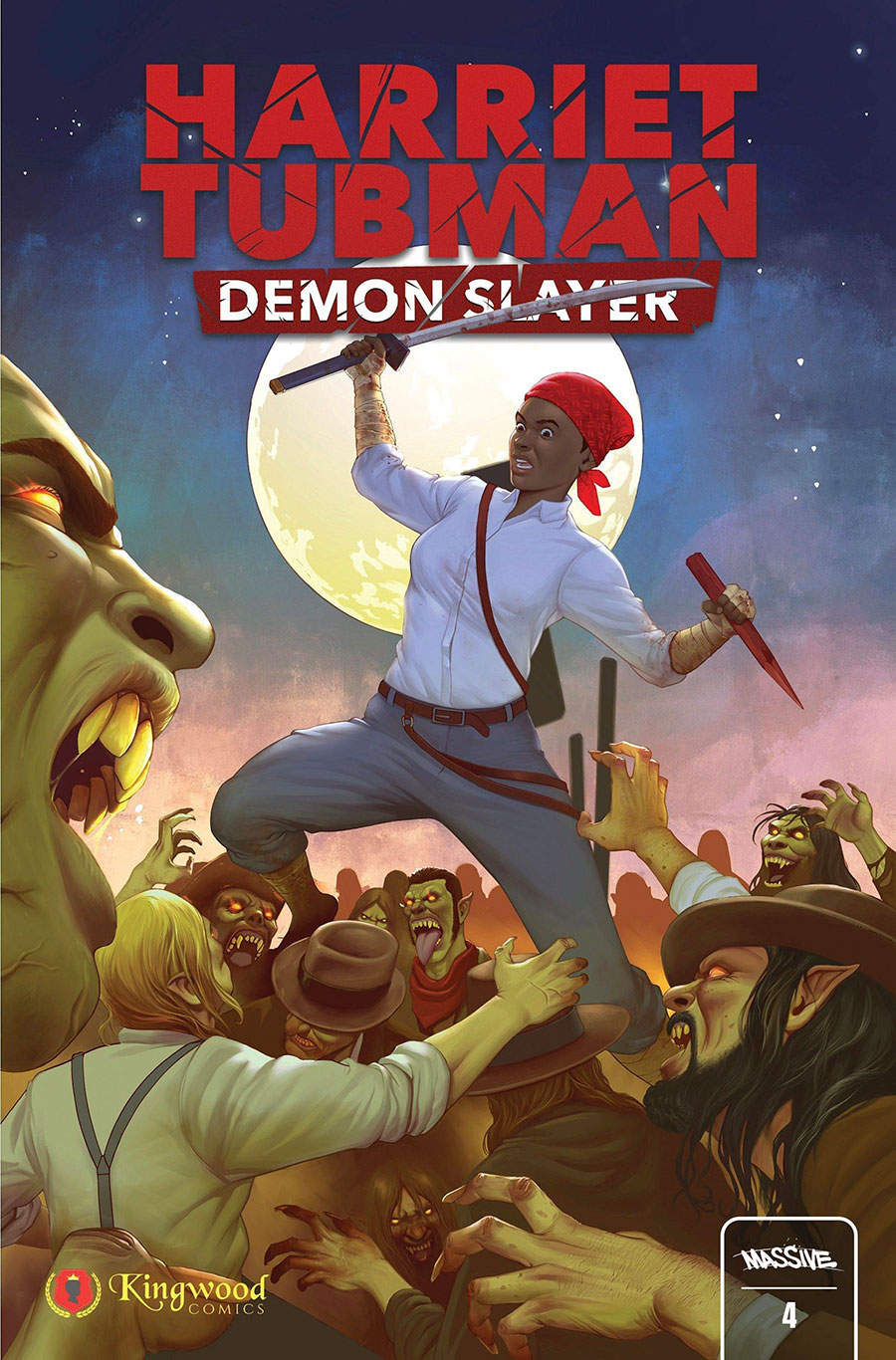 Harriet Tubman Demon Slayer #4 Cover C Variant Walt Barna Alternate Color Cover