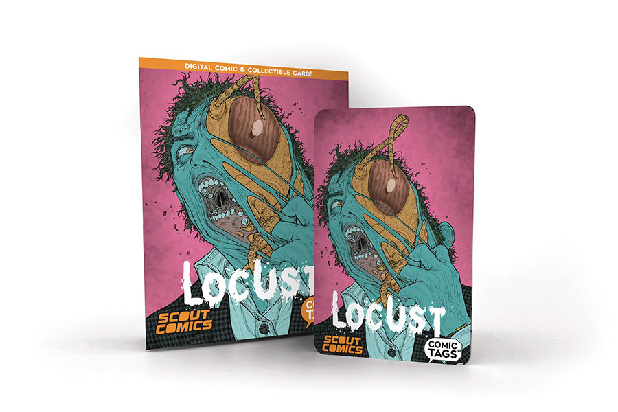 Locust TP Comic Tag Collectible Card With Digital Comic