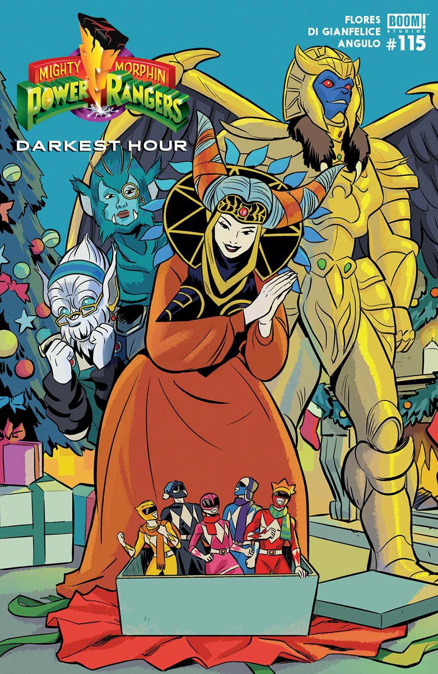 Mighty Morphin Power Rangers (BOOM Studios) #115 Cover G Variant Natacha Bustos Reveal Cover