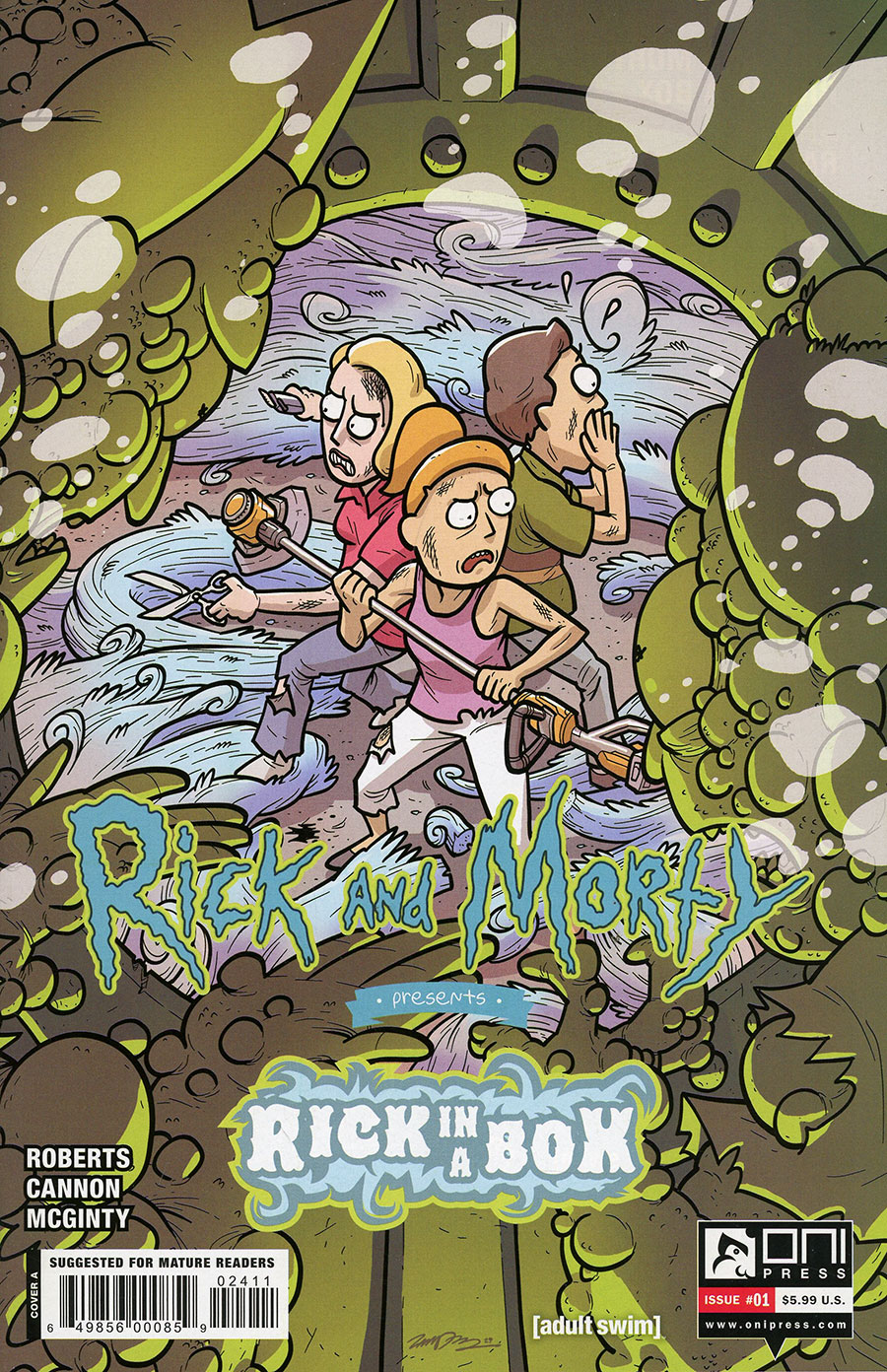 Rick And Morty Presents Rick In A Box #1 (One Shot) Cover A Regular Zander Cannon Cover