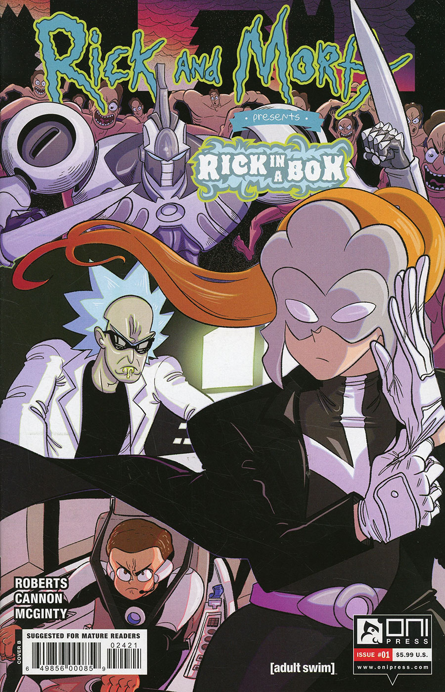 Rick And Morty Presents Rick In A Box #1 (One Shot) Cover B Variant Jeyodin Manga Cover