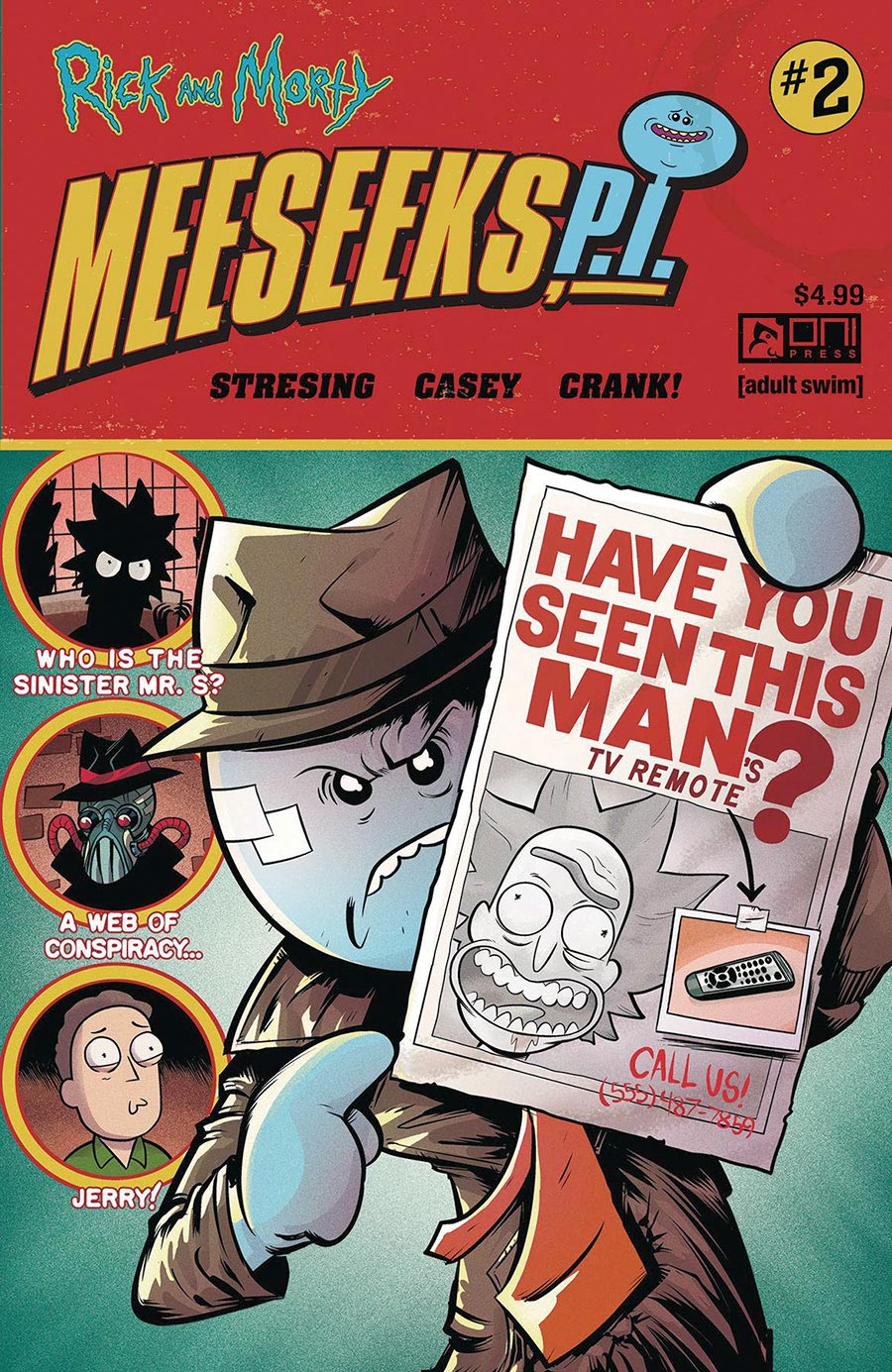 Rick And Morty Meeseeks PI #2 Cover A Regular Fred C Stresing Cover