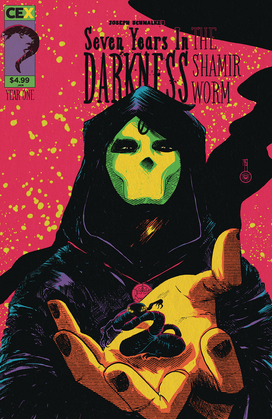 Seven Years In Darkness Shamir Worm #1 (One Shot) Cover B Variant Joseph Schmalke Cover