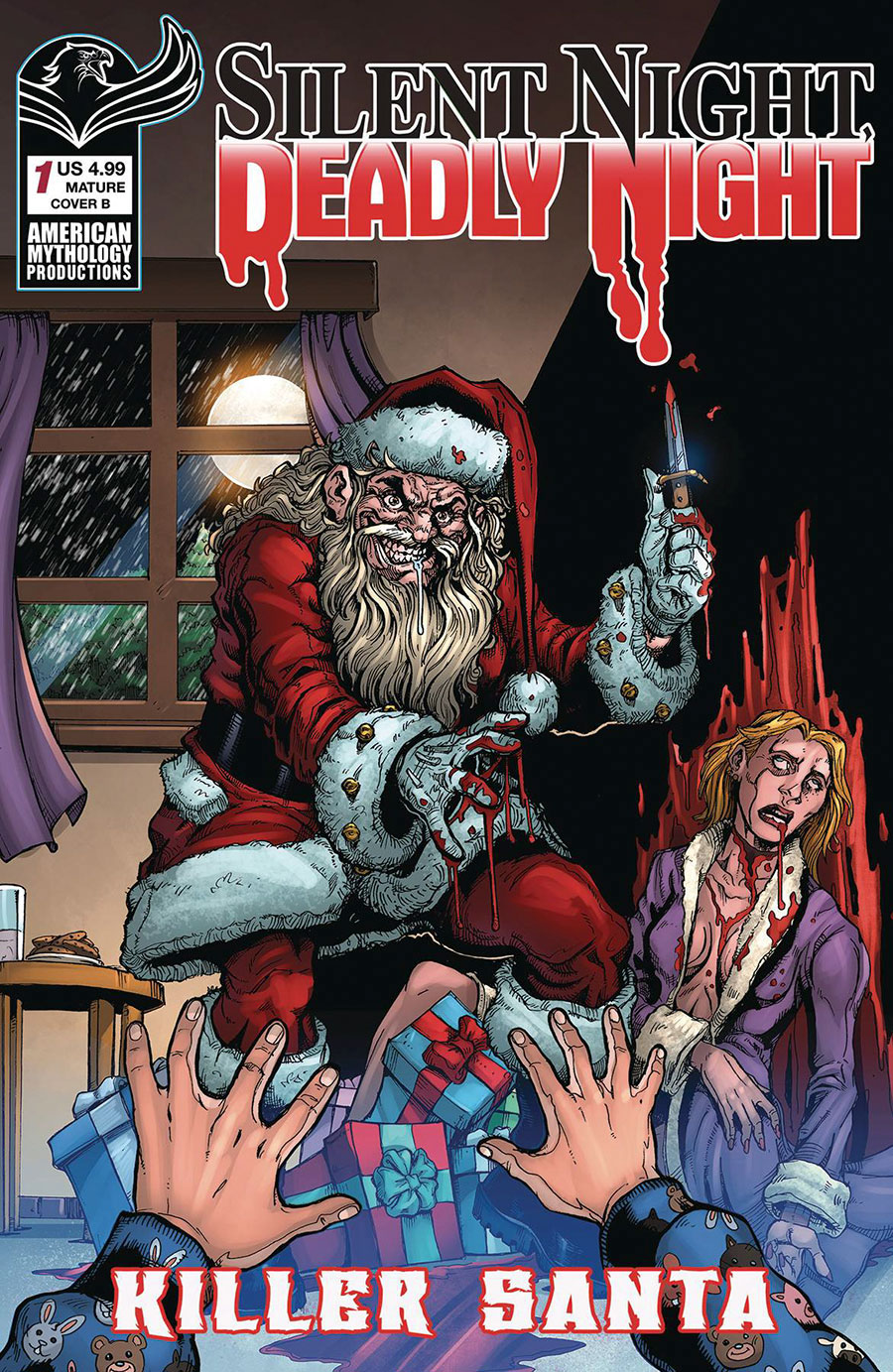 Silent Night Deadly Night Killer Santa #1 Cover B Variant Puis Calzada Cover