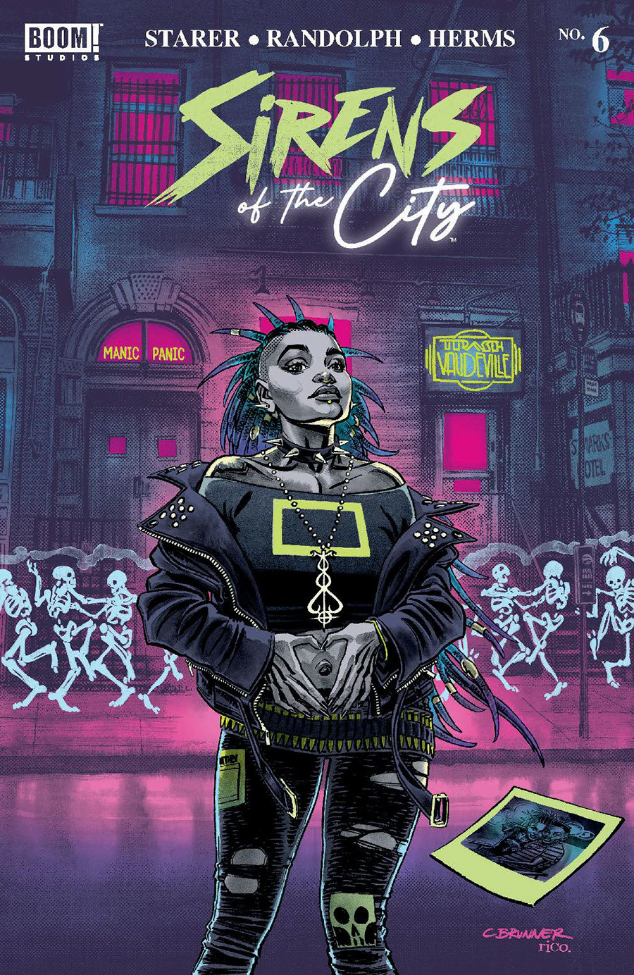 Sirens Of The City #6 Cover E Variant Chris Brunner Reveal Cover