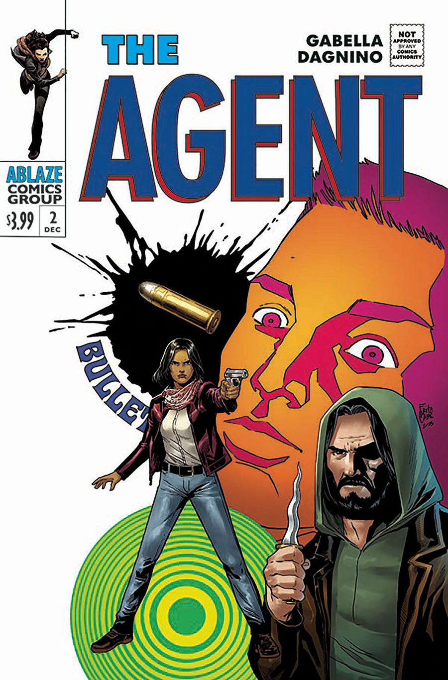 The Agent #2 Cover C Variant Fritz Casas Nick Fury Agent Of S.H.I.E.L.D. 5 Parody Cover