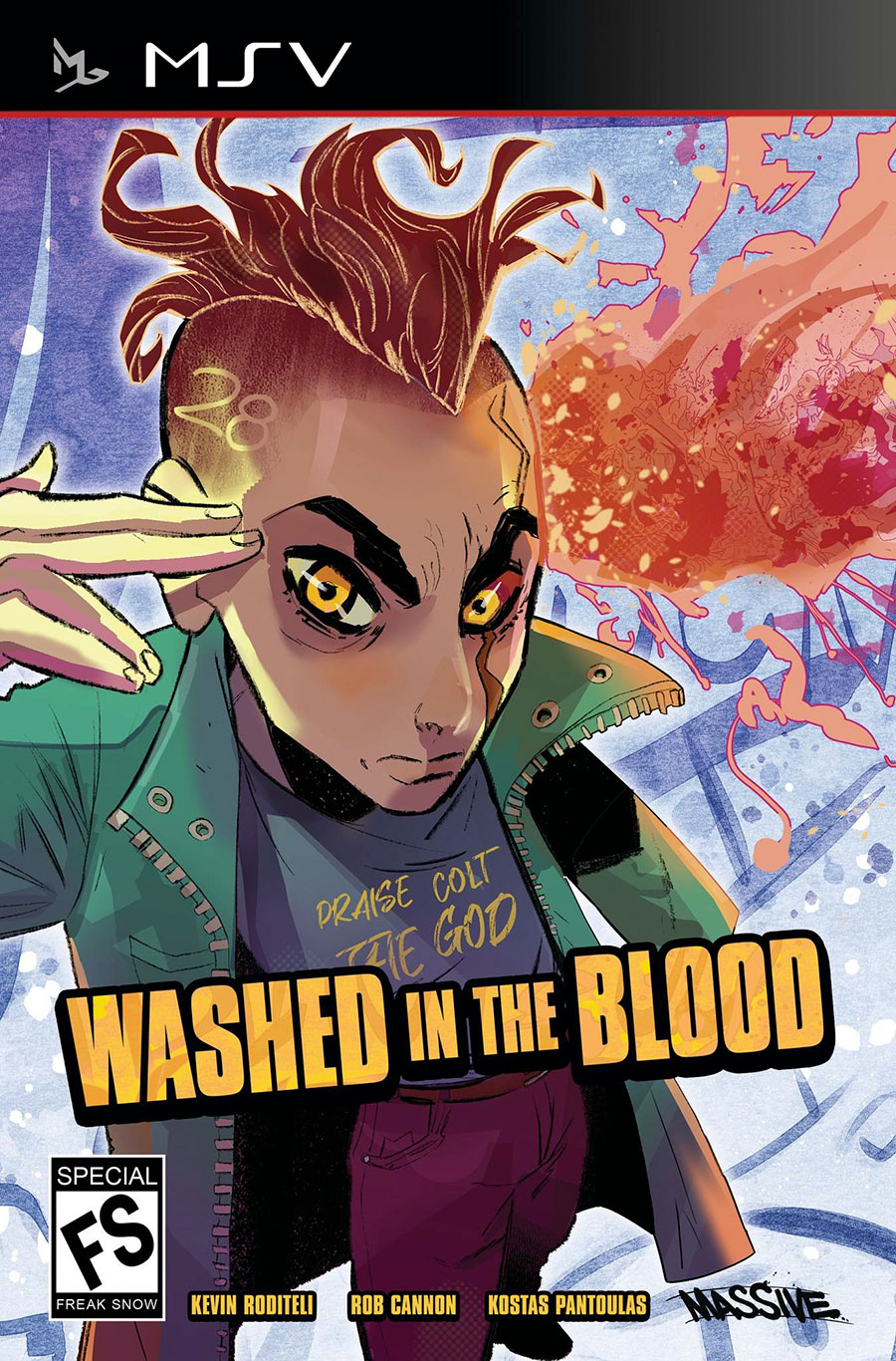 Washed In The Blood #1 Cover F Variant Nicola Izzo Video Game Homage Cover