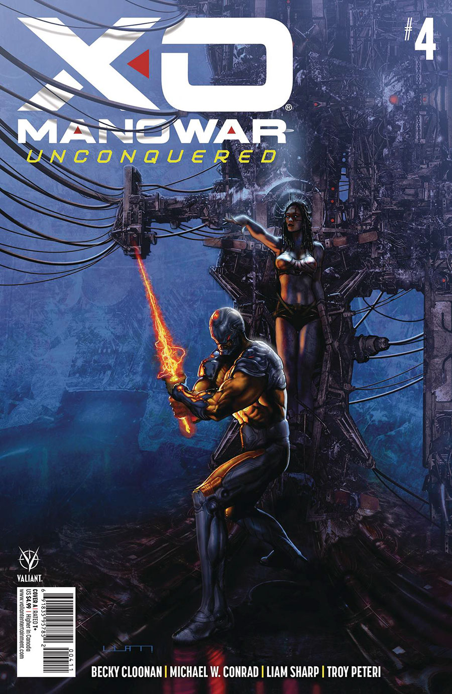 X-O Manowar Unconquered #4 Cover A Regular Liam Sharp Cover