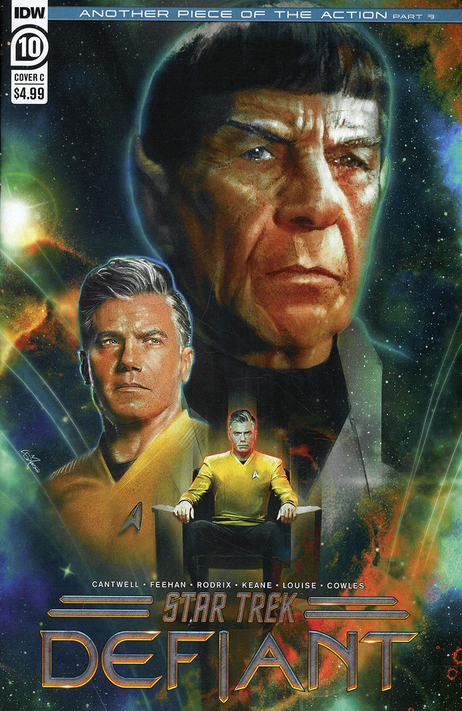 Star Trek Defiant #10 Cover C Variant Louie De Martinis Cover