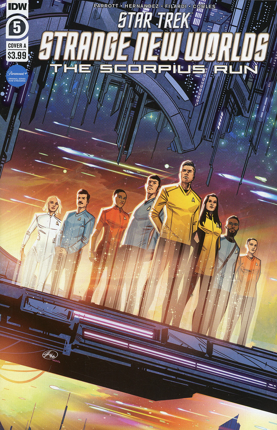 Star Trek Strange New Worlds Scorpius Run #5 Cover A Regular Angel Hernandez Cover