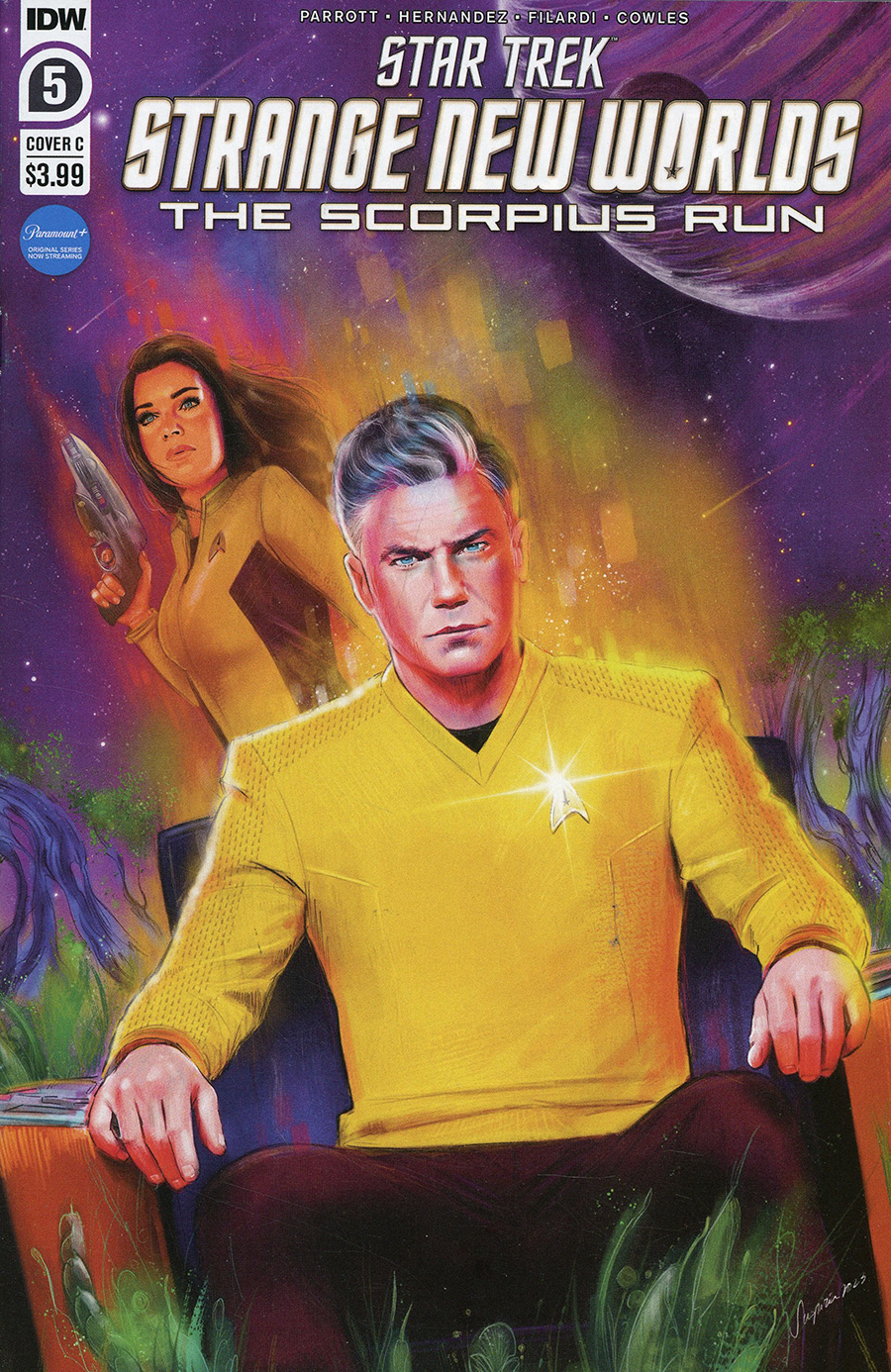 Star Trek Strange New Worlds Scorpius Run #5 Cover C Variant Suspiria Vilchez Cover