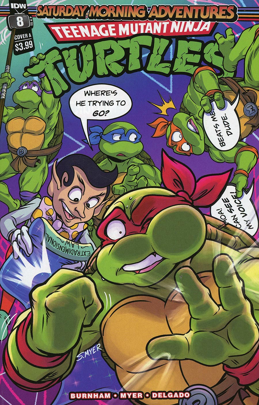 Teenage Mutant Ninja Turtles Saturday Morning Adventures Continued #8 Cover A Regular Sarah Myer Cover