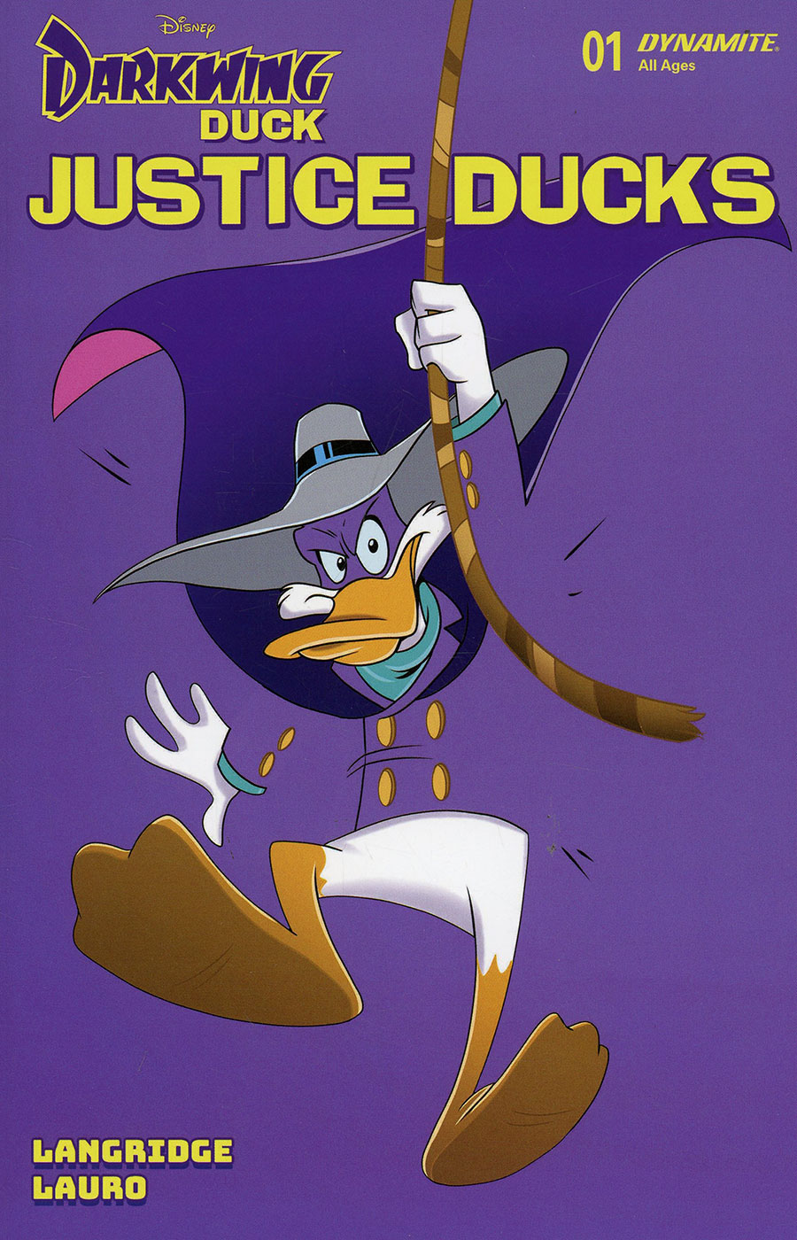 Darkwing Duck Justice Ducks #1 Cover D Variant Trish Forstner Negative Space Cover