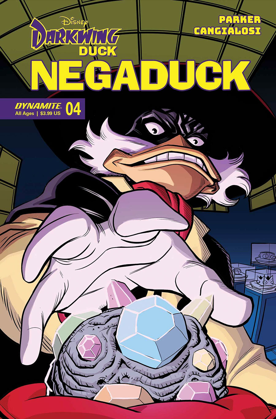 Darkwing Duck Negaduck #4 Cover B Variant Drew Moss Cover