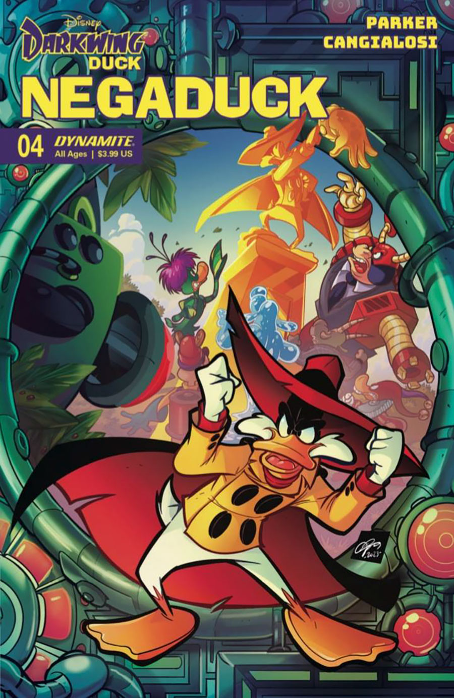 Darkwing Duck Negaduck #4 Cover D Variant Ciro Cangialosi Cover