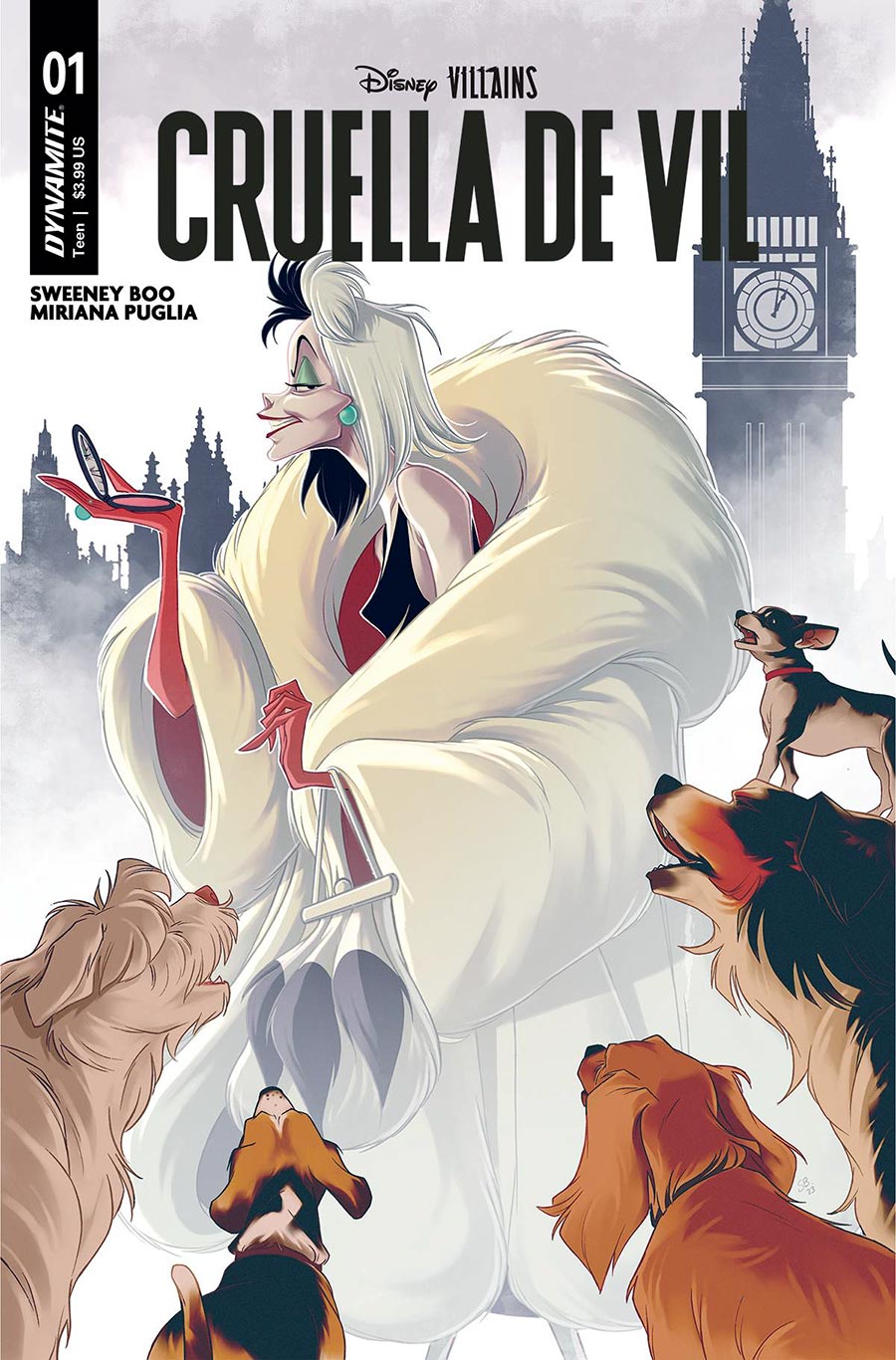 Disney Villains Cruella De Vil #1 Cover A Regular Sweeney Boo Cover