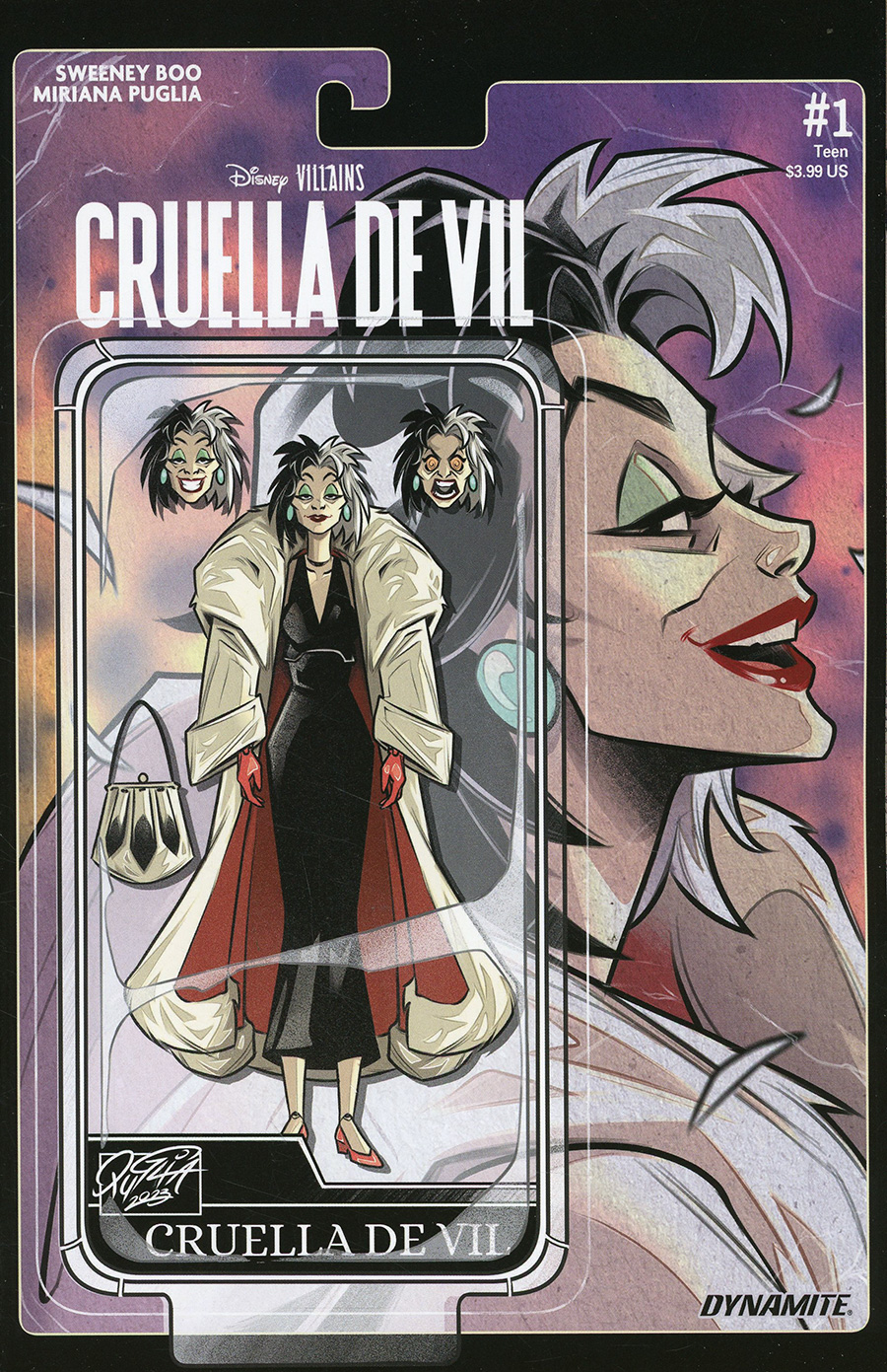 Disney Villains Cruella De Vil #1 Cover D Variant Action Figure Cover