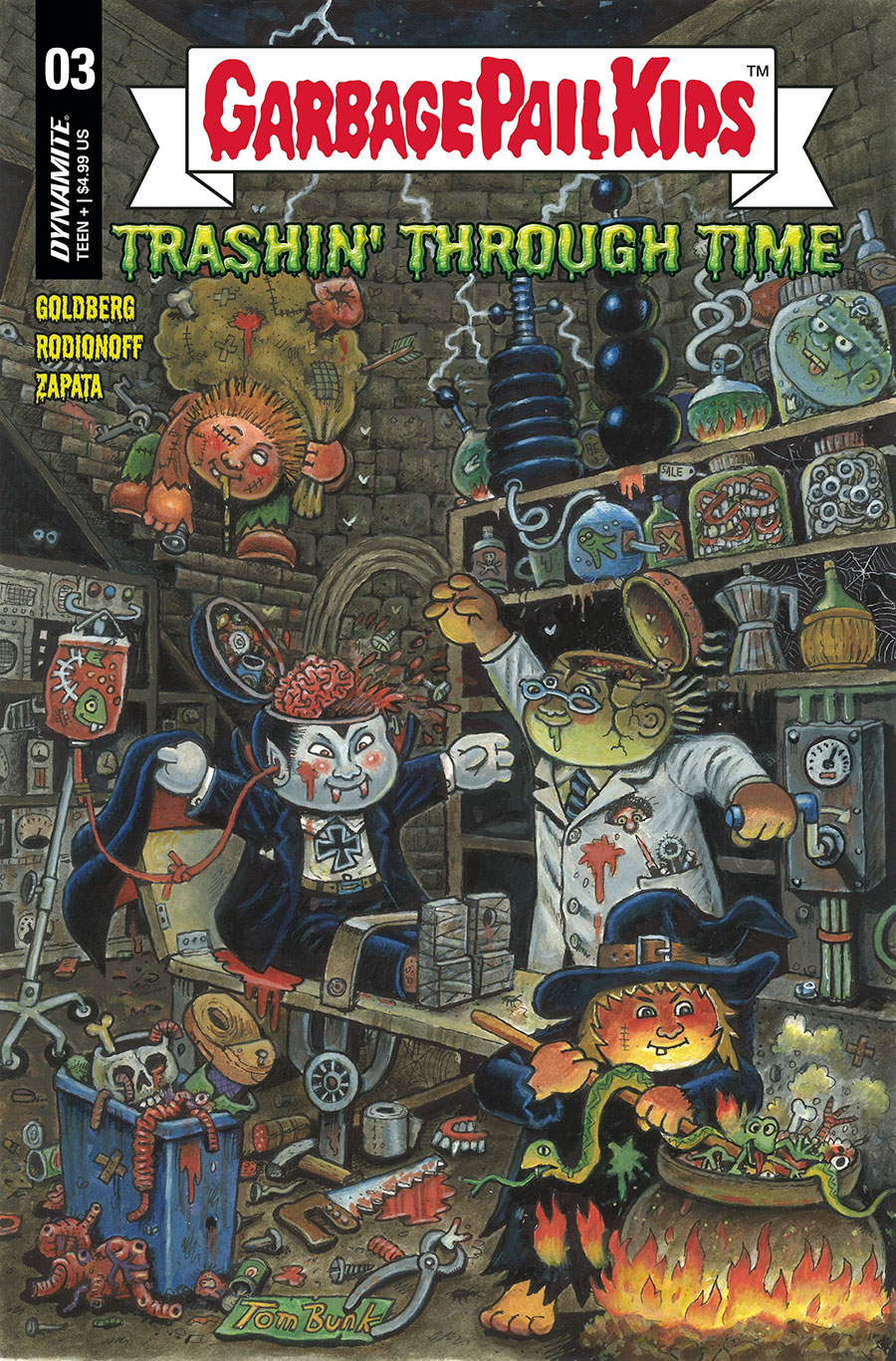 Garbage Pail Kids Trashin Through Time #3 Cover A Regular Tom Bunk Cover