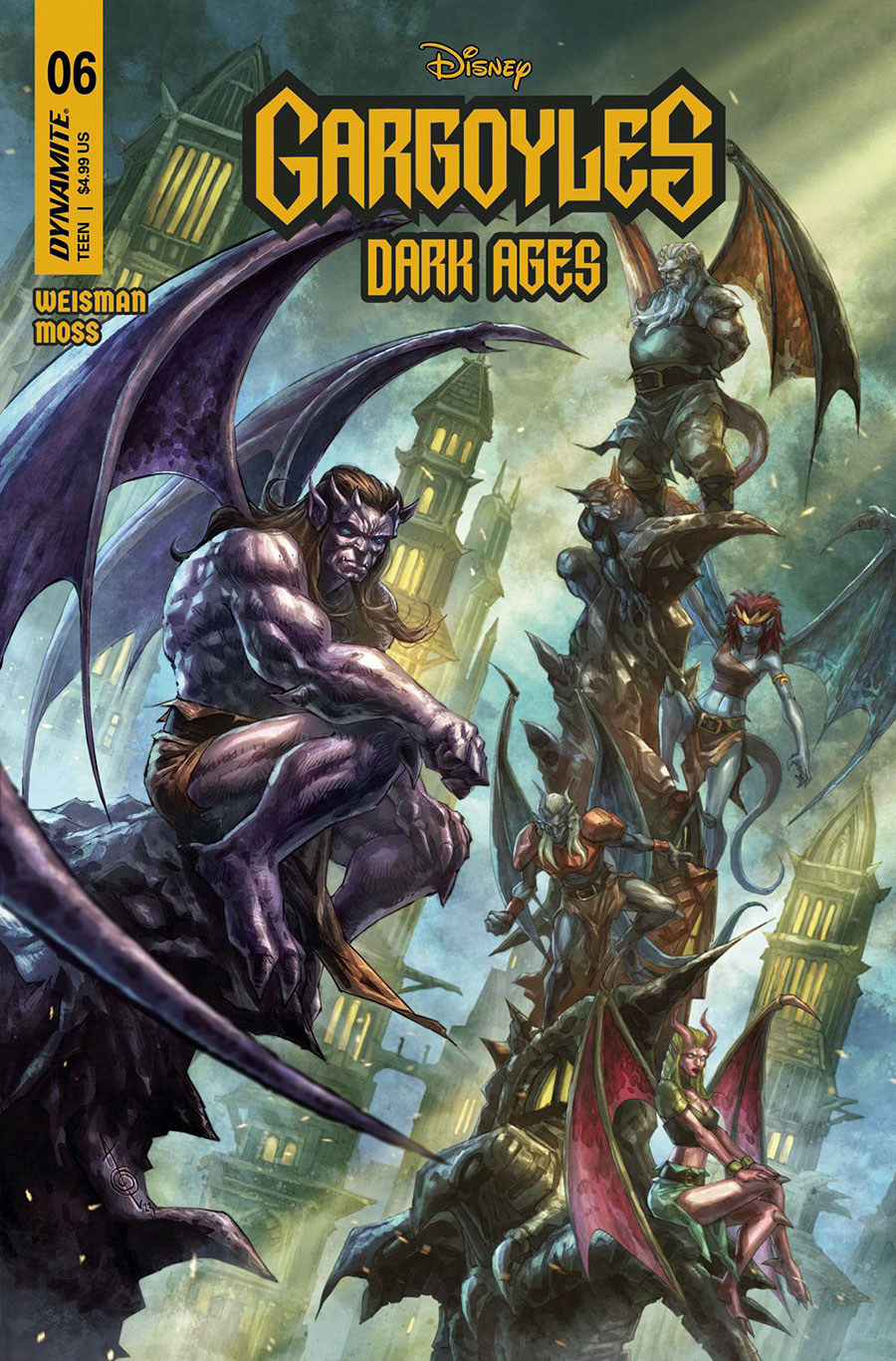 Gargoyles Dark Ages #6 Cover B Variant Alan Quah Cover