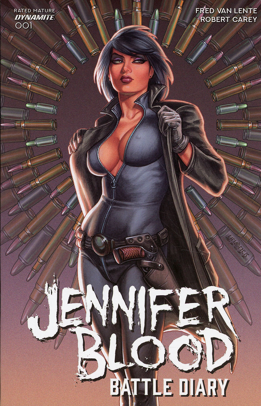 Jennifer Blood Battle Diary #1 Cover A Regular Joseph Michael Linsner Cover