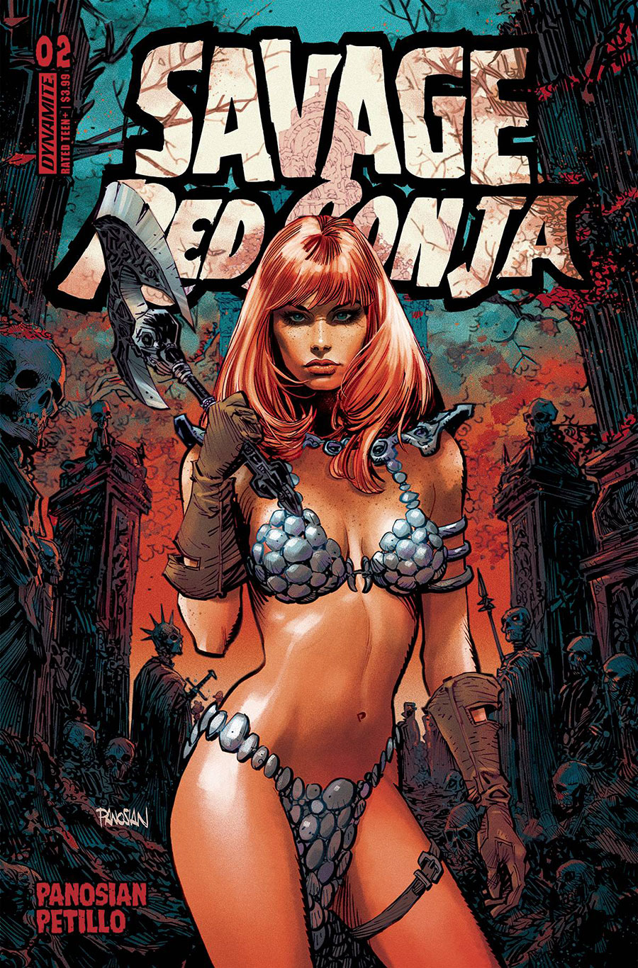 Savage Red Sonja #2 Cover A Regular Dan Panosian Cover