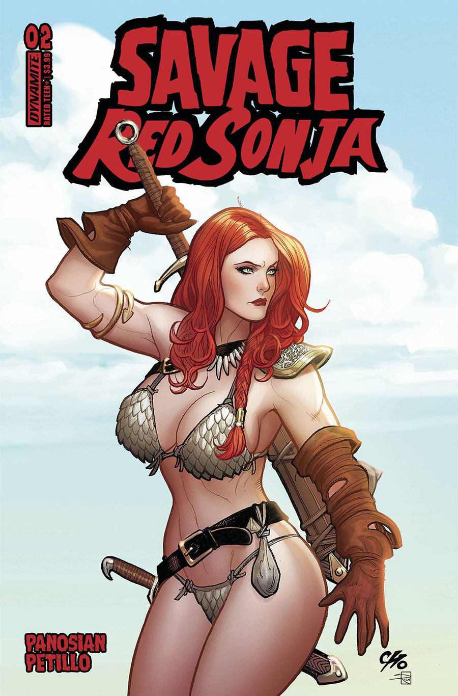 Savage Red Sonja #2 Cover B Variant Frank Cho Cover