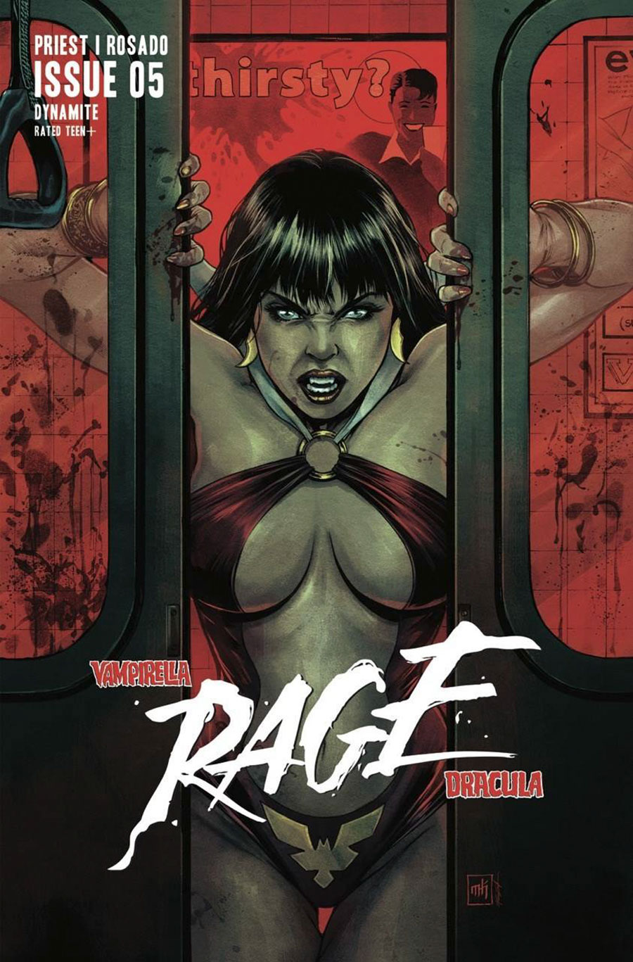 Vampirella Dracula Rage #5 Cover C Variant Mike Krome Cover