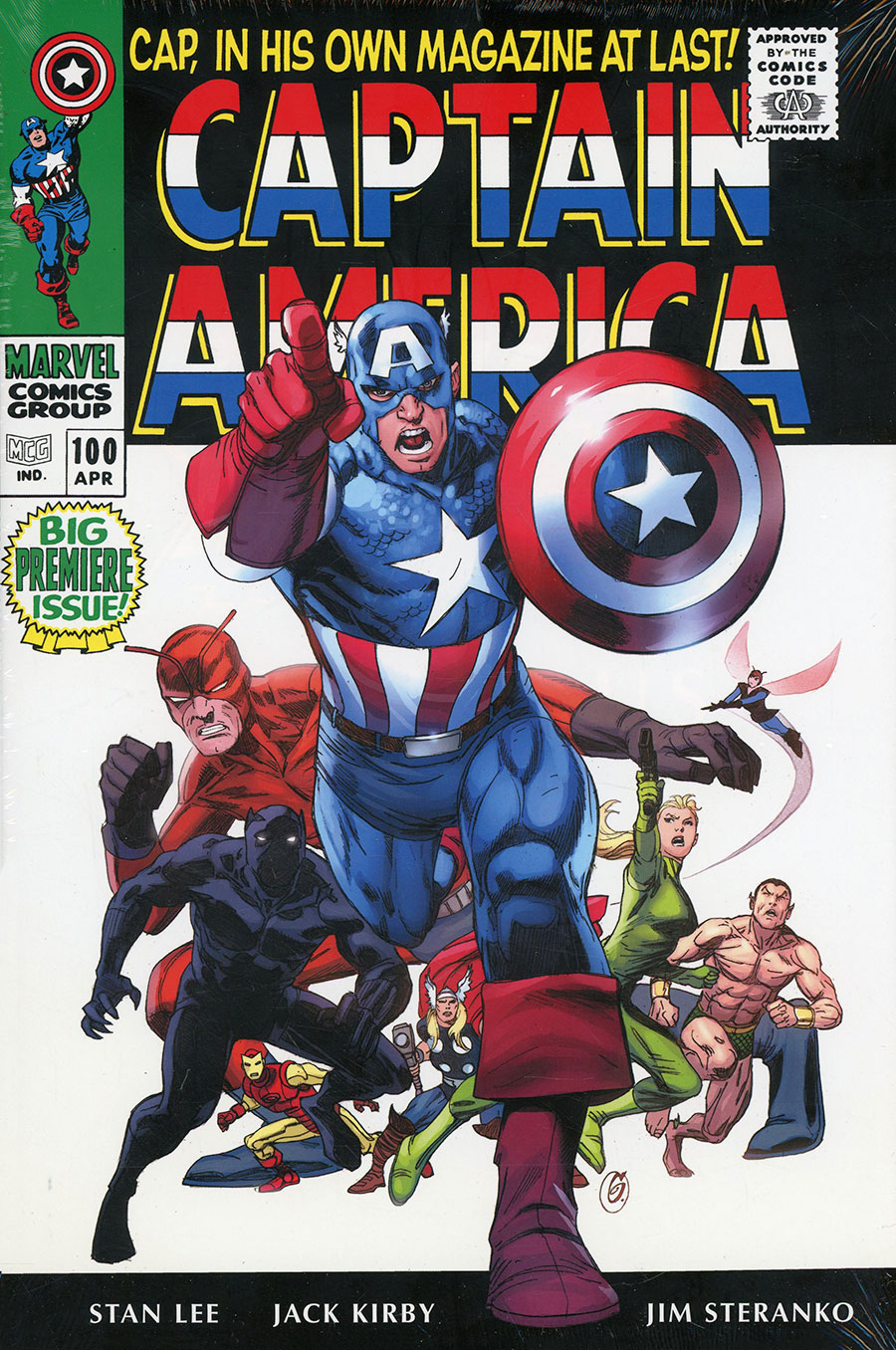 Captain America Omnibus Vol 1 HC Book Market Ron Garney Cover New Printing (2024)