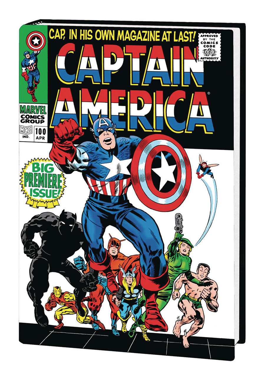 Captain America Omnibus Vol 1 HC Direct Market Jack Kirby Variant Cover New Printing (2024)