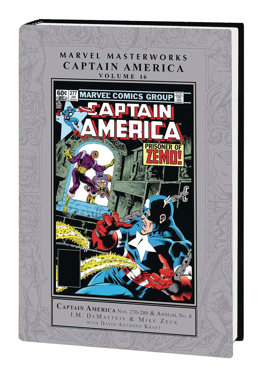 Marvel Masterworks Captain America Vol 16 HC Regular Dust Jacket