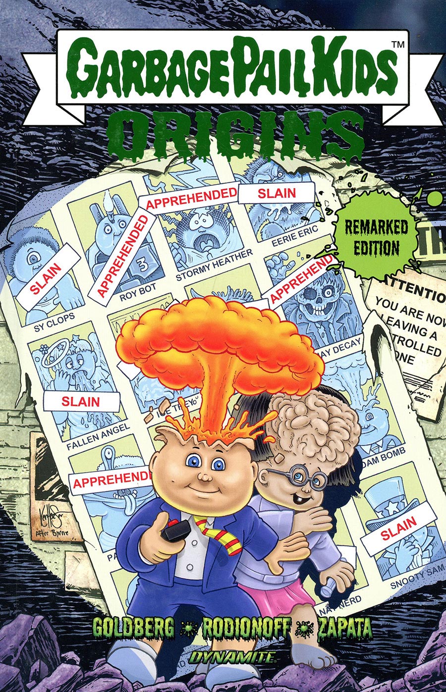 Garbage Pail Kids Origins HC Sketched & Remarked Edition By Ken