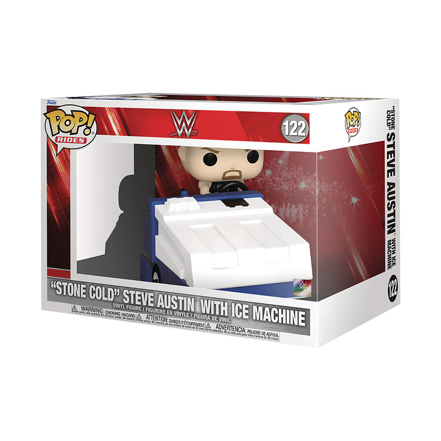 POP Ride Deluxe WWE Steve Austin Zamboni Vinyl Figure