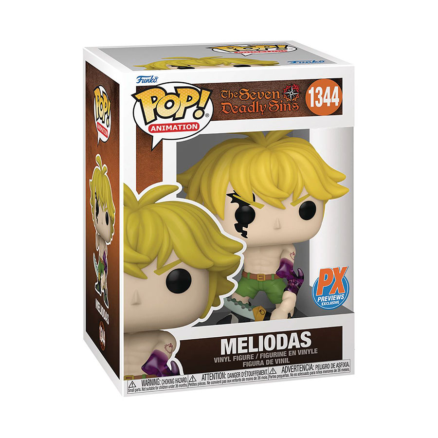 POP Seven Deadly Sins Meliodas Demon Mark Form Previews Exclusive Vinyl Figure