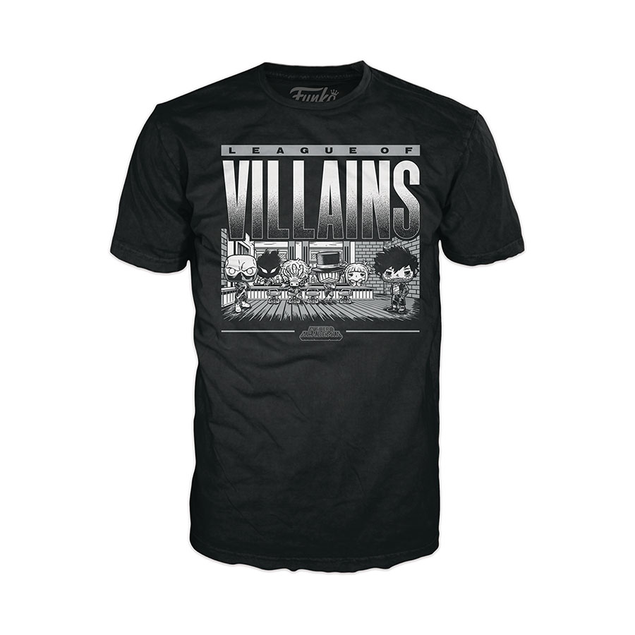 My Hero Academia Villains Group Funko Boxed T-Shirt X-Small