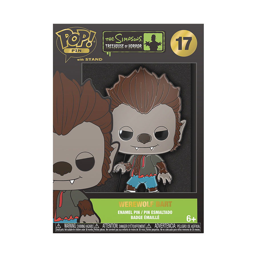 Loungefly x Funko POP Pin Simpsons Horror - Werewolf Bart