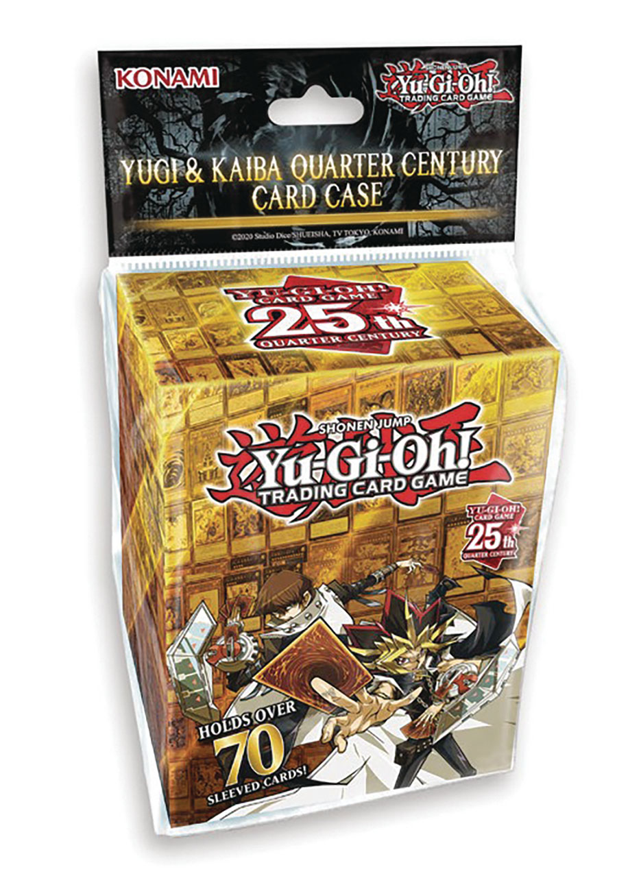 Yu-Gi-Oh Yugi & Kaiba Quarter Century Card Case Carton