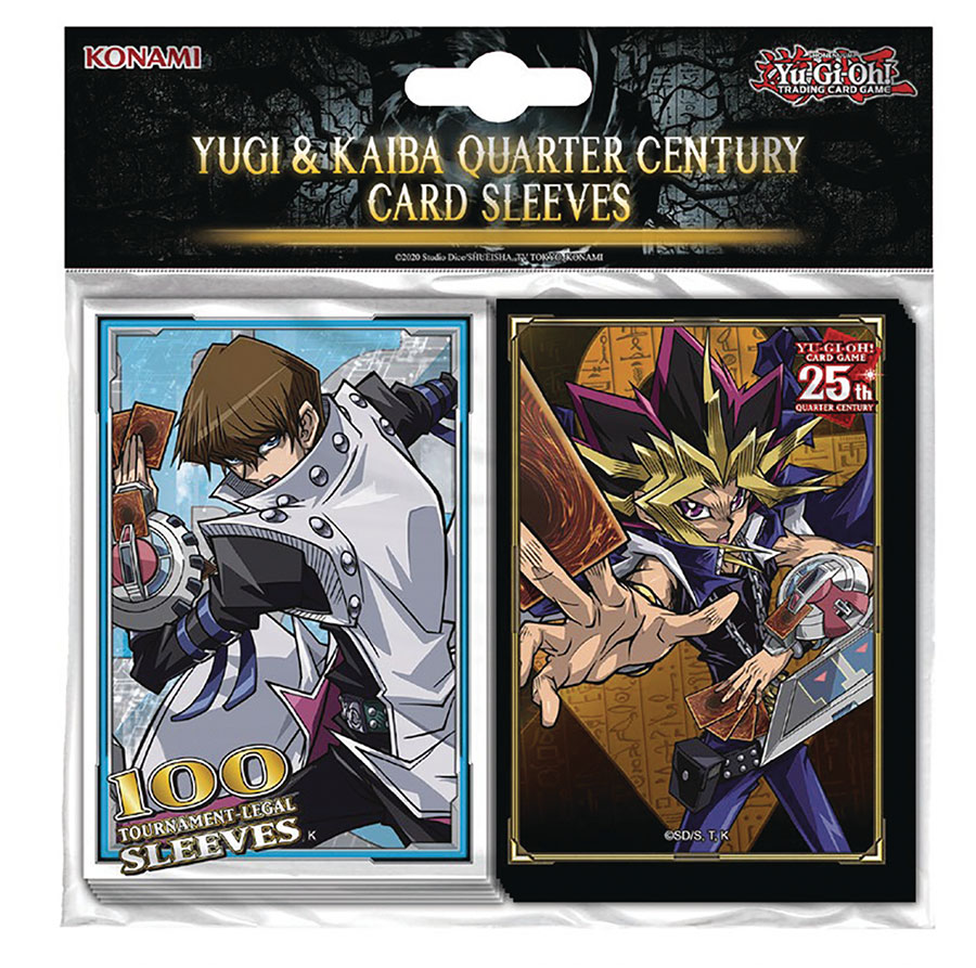 Yu-Gi-Oh Yugi & Kaiba Quarter Century Card Sleeves (50-Count)