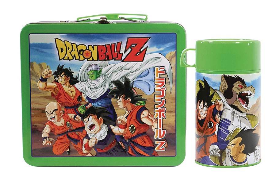 Tin Titans Dragon Ball Z Saiyan Saga Previews Exclusive Lunch Box With Beverage Container