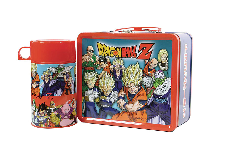 Tin Titans Dragon Ball Z Z Fighters Previews Exclusive Lunch Box With Beverage Container