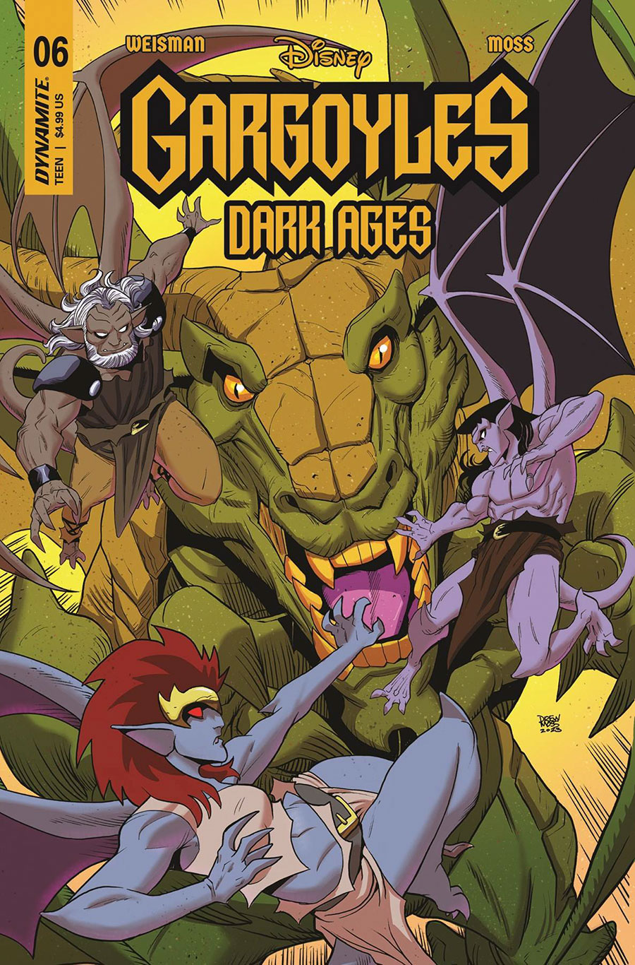 Gargoyles Dark Ages #6 Cover G Incentive Drew Moss Variant Cover