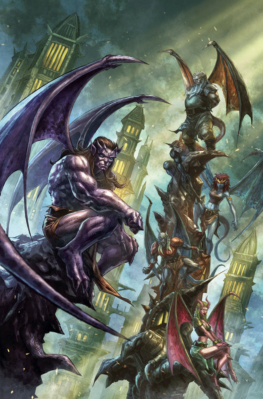 Gargoyles Dark Ages #6 Cover L Incentive Alan Quah Virgin Cover