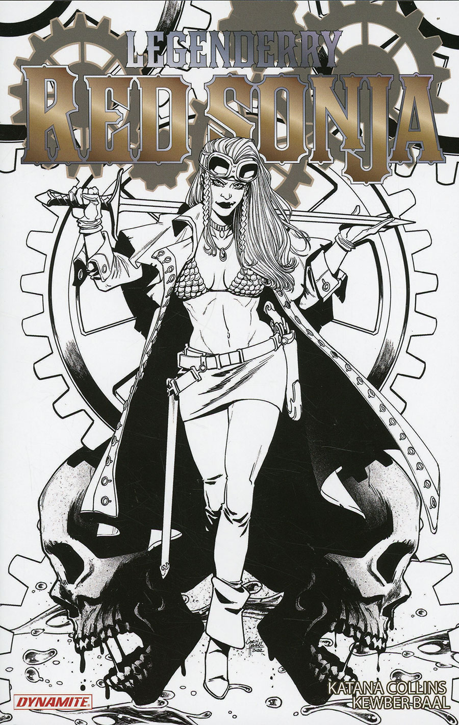 Legenderry Red Sonja (One Shot) #1 Cover E Incentive Corin Howell Line Art Cover