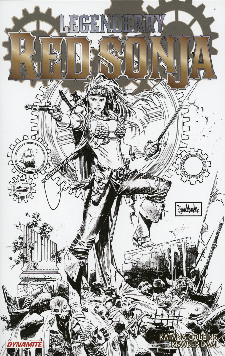 Legenderry Red Sonja (One Shot) #1 Cover F Incentive Sean Murphy Line Art Cover