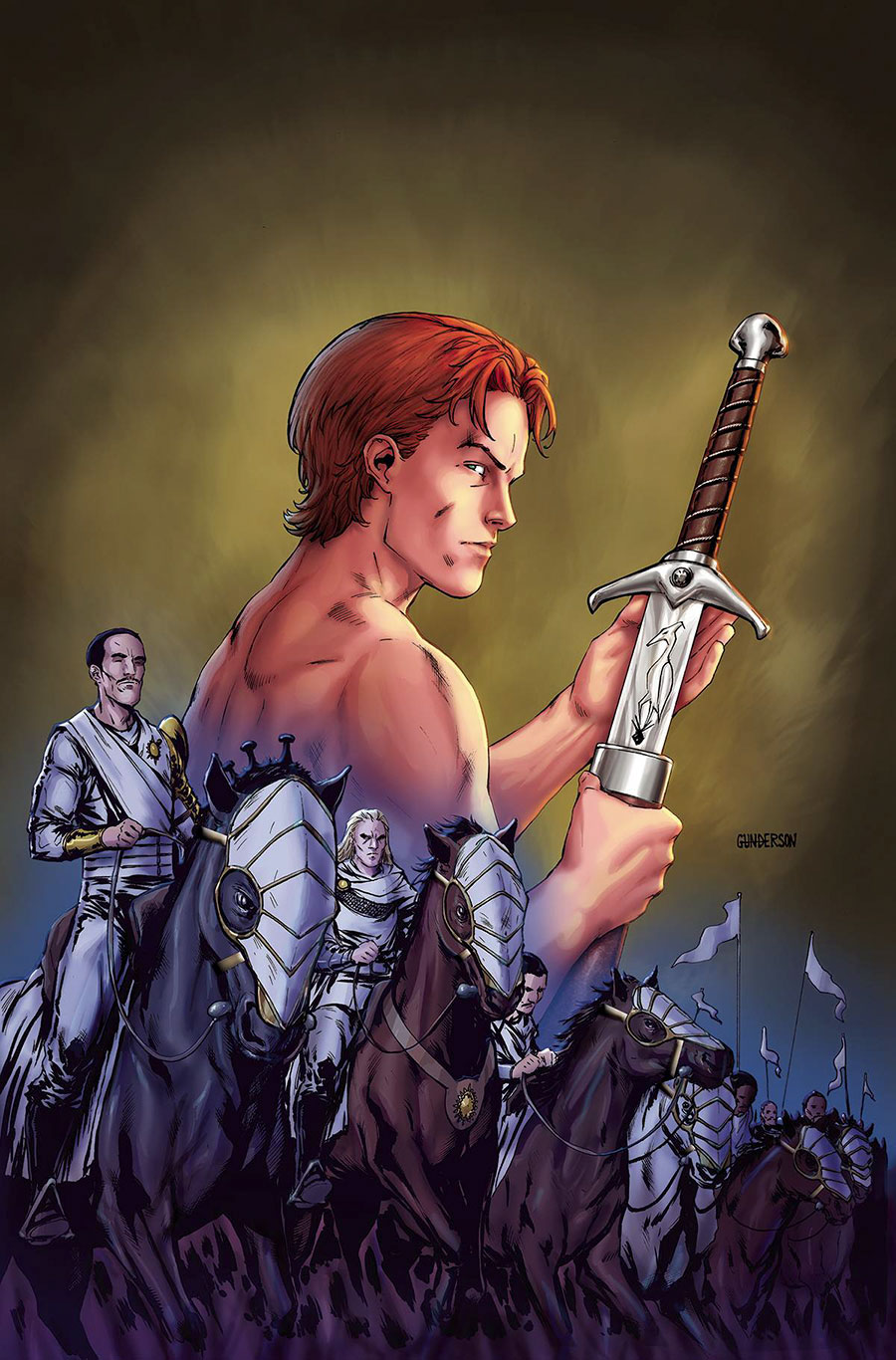 Robert Jordans Wheel Of Time Book 2 The Great Hunt #2 Cover D Incentive Jordan Gunderson Virgin Cover