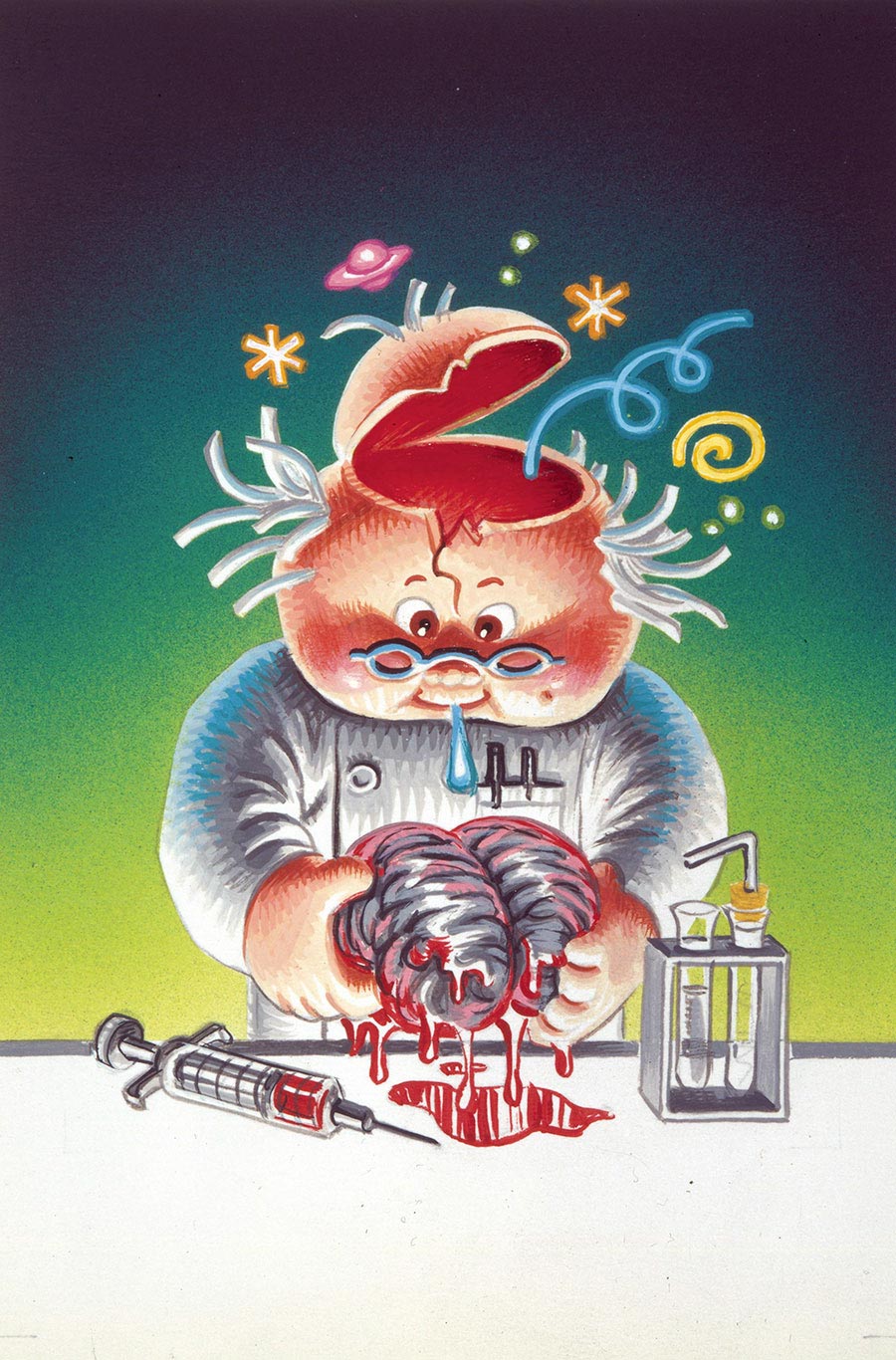 Garbage Pail Kids Trashin Through Time #3 Cover I Incentive Classic Trading Card Virgin Cover