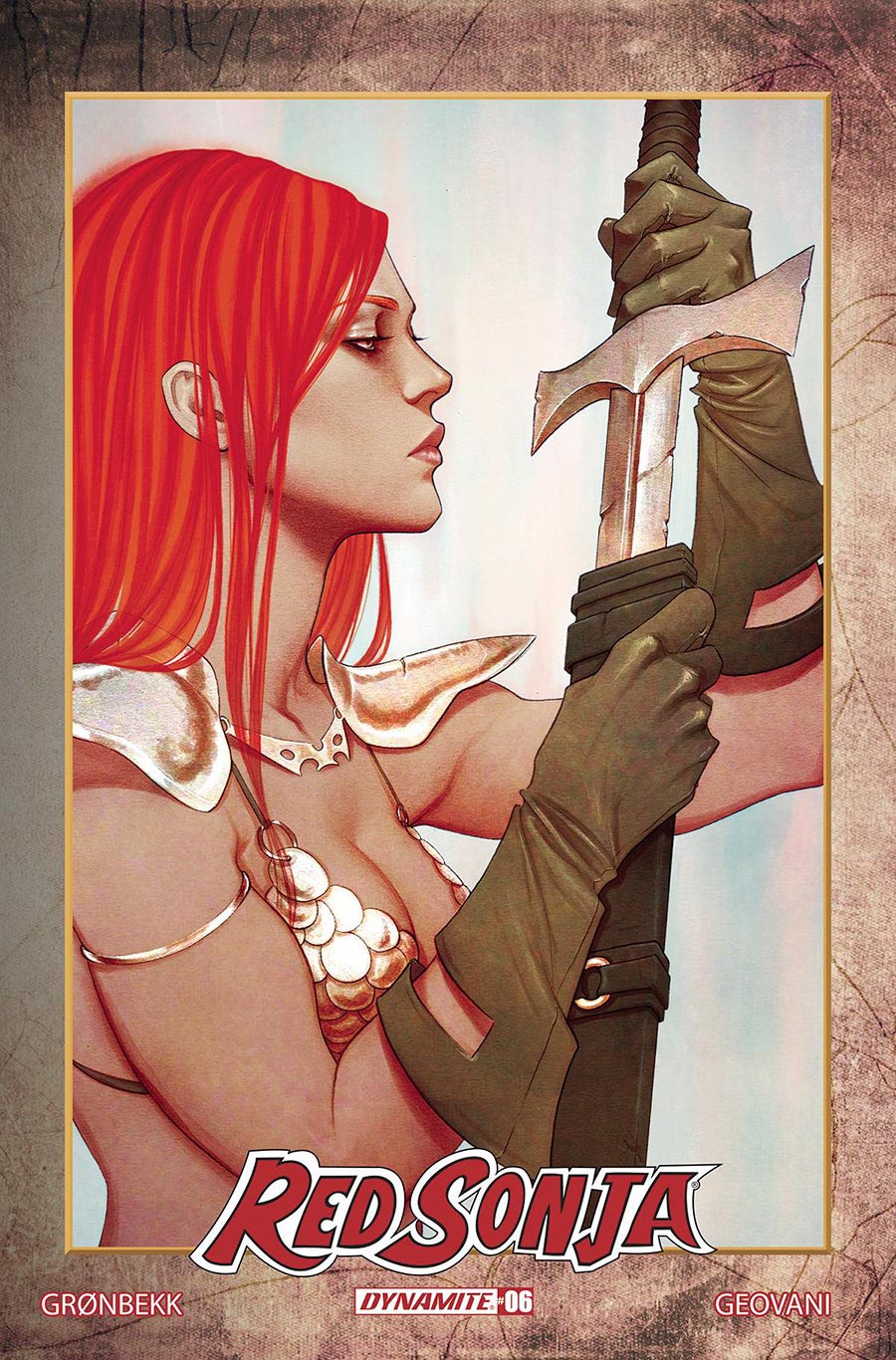 Red Sonja Vol 10 #6 Cover F Incentive Jenny Frison Modern Icon Variant Cover